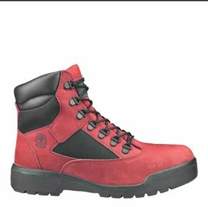 Timberland 6" Field Boot Red Black